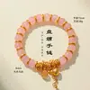 Pulseira com Contas de Cristal Amarelo Torre Natural para Mulheres, Fashion e de Alto Padrão, Pulseira de Pedra Olho de Tigre da Sorte e da Sorte Venda por Atacado