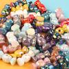 Accesorios acrílicos con cuentas de caramelo de colores, cuerda para la cabeza, cadena para teléfono móvil, colgante para bolso, accesorios de joyería DIY al por mayor