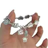 Xiaotao Zhuozhuo 2025 Pulsera de Mariposa Flor Regalo para Novia Estilo Chino Lujo Accesible Nicho Flor de Durazno Estilo Caliente Douyin