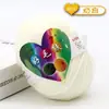 4 Ovillos de Hilo Acrílico para Bebé para Tejer a Mano, Hilo Mediano-Fino para Crochetar Zapatillas, Kit de Materiales de Hilo Acrílico para Crochet de Muñecas