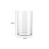 Sombra de Flor Acrílico Flor Despertar Florero Cubo Recto Adornos Sala de Estar Arreglo Floral Acrílico Sentido Avanzado Hidropónico Transparente Anti-Caída