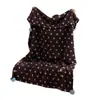 Manta de Pelúcia com Grão de Neve Nórdico com Fleece Adicional para Cochilos no Escritório Manta Xale Quente Multifuncional Manta para Cobertura de Sofá de Casa