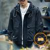 Chaqueta de trabajo estilo americano para hombre, chaqueta holgada de primavera, de marca de moda, de talla grande, resistente al viento, chaqueta informal roja para hombre, primavera y otoño