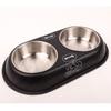 Tigela para Animais de Estimação Aço Inoxidável 201 Tigela Dupla para Cães Tigela para Cães Tigela para Gatos Vendas Diretas da Fábrica Suprimentos para Animais de Estimação Suprimentos para Cães