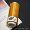 Hilo de cera tono dorado 0.3 e hilo de cera de cielo estrellado de 3 hebras en amarillo dorado cálido, hilo para tejer hecho a mano, un rollo es de aproximadamente 140 m
