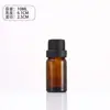 Frasco de Vidro Selado 10ml Frasco de Óleo Essencial 30ml Tampa Antifurto Frasco de Vidro Marrom 50ml Sub-Frasco de Produto Frasco Vazio