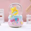 Bola de Cristal Musical con Nieve y Luz Estilo Ins Soñador Nube Flotante Canción de Amor, Exquisito Regalo para Niñas, Dropshipping