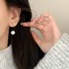 Pendientes de Perla Minimalistas de Lujo Cotidiano Estilo Francés con un Toque de Alta Gama, Versátiles para el Trabajo, Diseño Único y Elegantes Accesorios para Orejas