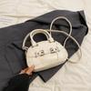 Bolso Pequeño Rojo de Textura de Alta Gama para Mujer 2024 Nuevo Verano Popular Versátil Bolso Bandolera Moda Bolso de Mano Super Hot