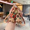Chaveiro de capabala capivara com desenho animado criativo, boneco fofo para meninos e meninas, pingente de bolsa, pequeno presente por atacado
