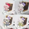 Celebridad de Internet 4 pulgadas Peluche Colgante Muñeca Cachorro Oso de Peluche Conejo Bolsa de Regalo Llavero Accesorio
