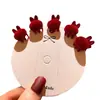 Pinza pequeña de terciopelo rojo para el cabello, horquilla para bebé, para niños, Año Nuevo, Año Nuevo, pinza para trenzar el cabello, tocado, pinza para el cabello de princesa para niña
