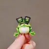 Transfronterizo Nuevo Animal Ojo de Rana Goteo de Aceite Personalizado Creativo Moda Versátil Lindo y Lindo Accesorios de Broche