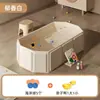 Bañera Infantil para el Hogar Barril de Baño Engrosado Ampliado Bañera para Bebé Bañera Plegable para Interiores Recipiente para Baño de Bebé