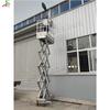 Plataforma elevadora de tijera de 6 m toldo de techo limpieza camión elevador autopropulsado trabajo aéreo tijera carretilla elevadora