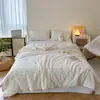 Colcha de Verano de Algodón Arrugado de Doble Capa Ultra Suave Grado A Materno e Infantil, Colcha Fina de Verano de Algodón Puro de Soja, Lavable