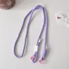 Adecuado para Correa Cuerda Larga Ajustando Colgante de Teléfono Móvil Correa Cruzada Correa de Teléfono Móvil Cordón de Nailon Clip Trasero Cordón Largo Trenzado