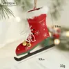 Navidad Transfronteriza Lata Danesa Metal Árbol de Navidad Pintado a Mano Adornos Atmósfera Navideña Pequeño Tambor Navideño Adornos de Regalo