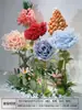 Accesorios para Bodas, Flores que se Mueven, Flores de Malla Metálica de Apertura y Cierre Mecánico Eléctrico, Adornos Decorativos para Escaparates