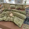 2026 Nuevo Juego de Cama de Hilo Bouclé de Alta Calidad Clase A con Borde de Cáscara de Castaña Dulce para Dormitorios Estudiantiles y Uso en el Hogar