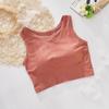 Chaleco deportivo de espalda hermosa de Sídney transfronterizo primavera y verano ropa interior para mujer almohadilla para el pecho fija espalda hermosa se puede usar por fuera espalda hermosa pecho envuelto mujeres