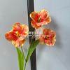 3 tulipanes artificiales individuales impresión 3D tulipán sosteniendo flores arreglo floral de boda salón de bodas flores artificiales al por mayor