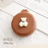 Mini Peine Plegable Lindo con Airbag para Dama Portátil Masajeador Color Macarrón Espejo Integrado Peine con Cojín de Aire