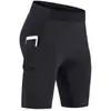 Shorts Esportivos de Seda para Cross-Border, Yoga, Masculino, Verão, Alta Elasticidade, Secagem Rápida, Calças de Ginástica, Corrida, Fitness, Cinco Pontos