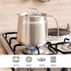 Olla de Aceite Multiusos de Acero Inoxidable 304 Transfronterizo Almacenamiento de Aceite Separador de Residuos de Aceite con Colador Tanque para Cerdo Cesta para Freír Doméstica Olla para Freír