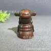 Adorno de Estatua de Buda de Lingote Antiguo para Hogar, Sala de Estar, Oficina, Tienda, Figura del Dios Lingote, Adorno Pequeño de Aleación para Mesa de Té de Ceremonia del Té