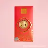 Sobres Rojos de Año Nuevo del Año del Caballo, Monedas Conmemorativas de Papel Dorado de Dibujos Animados, Regalos Promocionales, Regalos de Suerte de Seguros, Venta al por Mayor desde el Fabricante