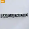 Gancho de Aluminio Espacial Tipo B Estante para Mopas Estante para Escobas Estante de Almacenamiento Colgante de Pared para Baño Estante para Balcón