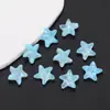 Contas de Vidro Coloridas em Formato de Estrela Contas Soltas Contas de Vidro de Estrela com Furos Retos para Pulseiras e Colares Artesanais DIY Acessórios