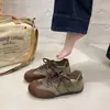 Zapatos de Entrenamiento Alemanes de Suela Plana con Bloques de Color para Mujer Zapatos de Mujer 2026 Nuevo Otoño Más Vendidos Zapatos Deportivos Casuales Estilo Retro Universitario Zapatos de Skate para Mujer