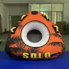 Fornecimento de fábrica inflável para o mar lancha sofá de reboque barco de reboque aquático hovercraft ilha flutuante anel de reboque atacado