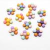 Flor esmerilada de cinco colores accesorios de resina al por mayor material diy pegamento crema carcasa para teléfono móvil horquilla tocado pegatina para refrigerador flor para zapato