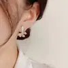 2023 Novo Estilo Borboleta com Micro Zircônia Zircônio Prata Pino de Orelha Unha Moda Elegante Luxo Leve Design de Ponta Brincos