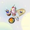 Comercio Exterior Último pedido Postre Artificial Helado Copa Sundae Llavero Japonés y Coreano Colgante Refrigerador Pegatina Comida Juguete Bolsa Sorpresa