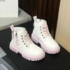 Botas para Niñas 2025 Nuevo Primavera y Otoño Botines Medianos y Grandes para Niños Botas Individuales de Moda para Niñas Estilo Infantil Botas de Cuero de Princesa