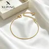 Xuping Pulsera Minimalista de Acero Inoxidable Moda Cadena Simple Personalidad Transfronteriza Europea y Americana Estilo Hip-Hop Genial Joyería para Parejas Venta al por Mayor