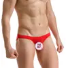 Ropa interior translúcida de seda de hielo para hombre, transpirable, fina y sexy, calzoncillos convexos en forma de U para jóvenes, de verano.