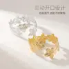 Pulsera de Brazo Ancha con Flor de Camelia de Nuevo Estilo de Nicho Transfronteriza para Mujeres, Joyería al por Mayor