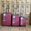 Conjunto de Três Peças ABS 202428 Mala de Rodinhas Mala Rígida Roda Universal Exportação Fabricante de Exportação Personalização