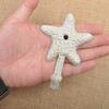 Gancho de Hierro Fundido Blanco Desgastado Estilo Marino, Gancho de Metal de Hierro Forjado, Gancho para Abrigos, Colgante de Pared Retro, Transfronterizo