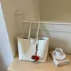 Bolso de color liso muy elegante con patrón tejido vintage, nuevo bolso de hombro de gran capacidad de moda 2026, bolso tote para el trabajo