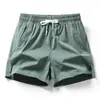 Shorts Masculino de Verão Soltos Transfronteiriços, Casuais Finos de Secagem Rápida para Corrida, Esportes, Fitness, Calças de Comprimento Médio para Homens