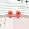 Accesorios de Resina DIY Animales de Dibujos Animados Dinosaurios Osos Materiales para Joyería Colgante para Llavero Funda de Teléfono Móvil Parche Decorativo