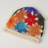Nuevo Gorro de Ganchillo Hecho a Mano de Color Dopamina para Otoño e Invierno, Gorro Holgado Versátil y Elegante