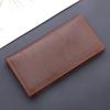 Comercio exterior transfronterizo nueva billetera de hombre larga de cuero de cera de aceite billetera larga regalo para hombre retro transfronterizo billetera de hombre al por mayor
