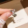 Anillo Abierto de Moda Minimalista Geométrico con Circonita, Anillo de Dedo Índice de Gama Alta de Nicho, Joyería Versátil y Elegante al por Mayor